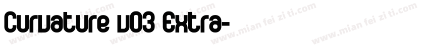 Curvature v03 Extra字体转换